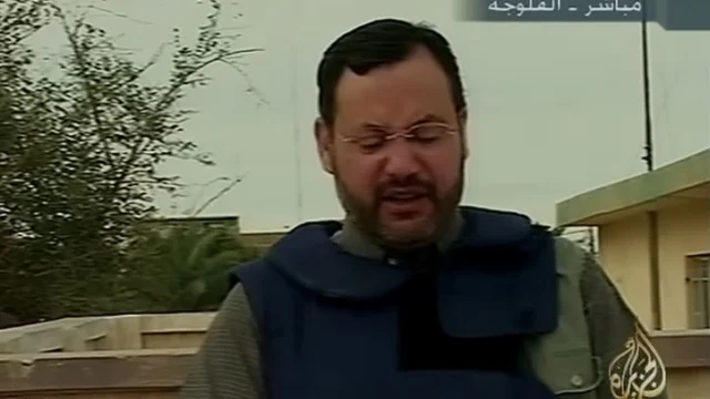 أحمد منصور فى الفلوجة