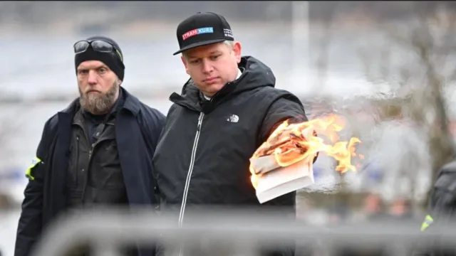 حرق القرآن فى السويد
