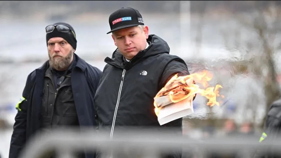 حرق القرآن فى السويد