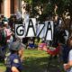 تظاهرات الطلاب دعماً لغزة